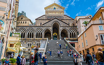 Amalfi village on the Amalfi Coast, Italy