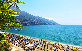 Vietri sul Mare on the Amalfi Coast, Italy