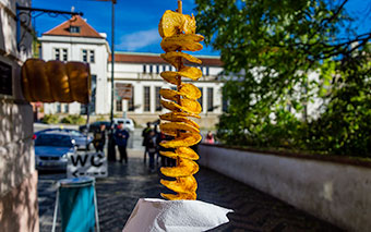 Spiral potato, Czech Republic