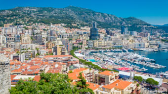 View of Monte Carlo from Monaco, Monaco
