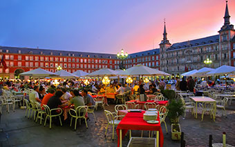 Main Square (Plaza Mayor) in Madrid, Spain