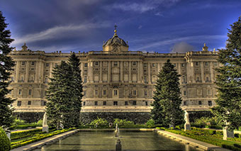 Royal Palace in Madrid, Spain